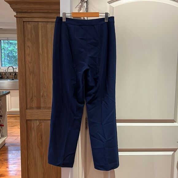 ST JOHN blue trousers dress pants made in USA 6 - Picture 5 of 9